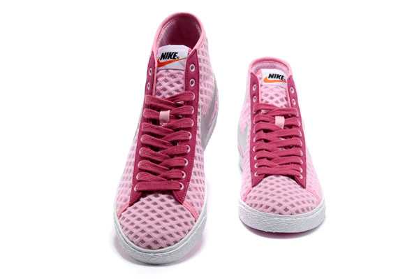 nike blazer high premium 2013 net high light pink magasin